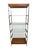 Mid-Century Modern Chrome & Walnut Etageres - Set of 2 For Sale - Image 4 of 8