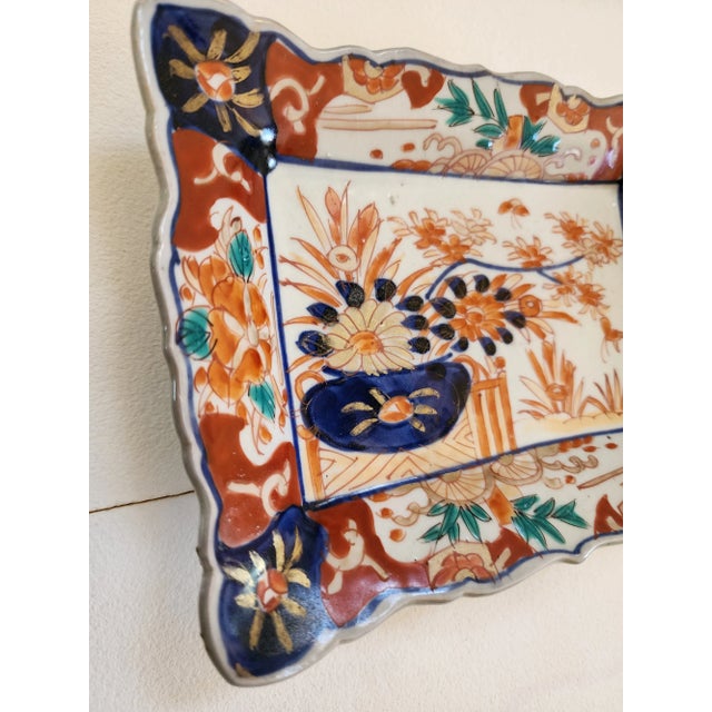 19th Century Antique Japaness Emari Plate Circa 1850 For Sale - Image 4 of 10