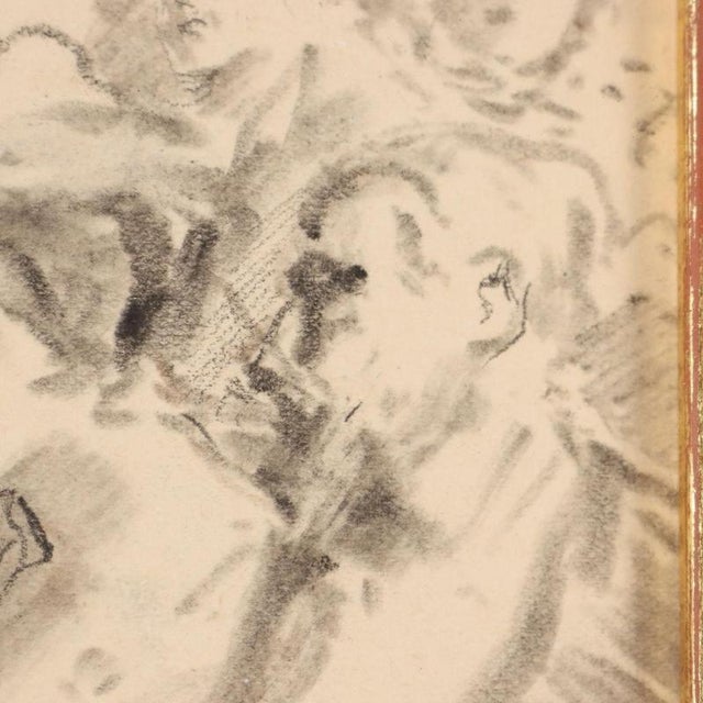Pompeo Mariani, Genre Scene, Mixed Media on Paper, Framed For Sale - Image 5 of 10