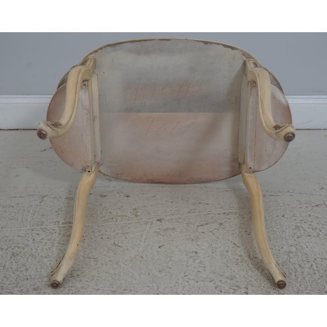 Vintage French Louis XIV Paint Decorated & Inlaid Nesting Tables For Sale - Image 16 of 16