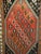 Vintage Qashqai Tribal Area Rug, Hand-Knotted Wool, Geometric Pattern, 5x7, Rust & Navy For Sale - Image 10 of 16