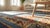 Striking Sky Blue and Orange Color With Medallion Design Antique Donegal Arts & Crafts Rug For Sale - Image 12 of 12