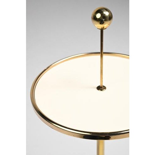 Vintage Brass Side Table For Sale - Image 5 of 8