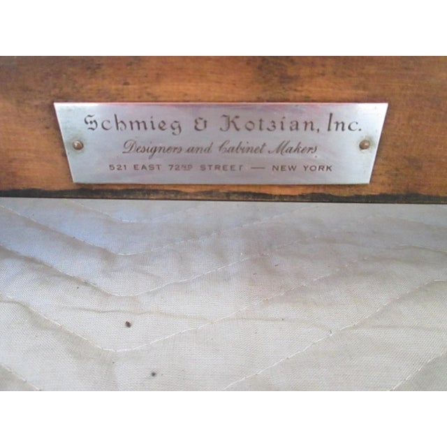 Schmieg & Kotzian 1940s Vintage Mahogany Dr Table by Schmieg and Kotzian For Sale - Image 4 of 13