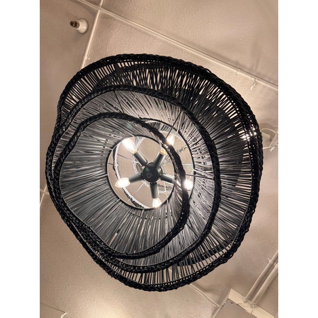 Made Goods Alondra Chandelier, Dark Charcoal For Sale In San Francisco - Image 6 of 12