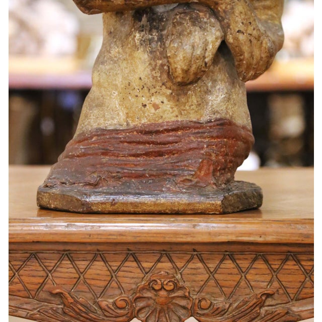 Late 18th Century Late 18th Century Italian Polychromed and Painted Papier-Mâché Figure of Christ For Sale - Image 5 of 11