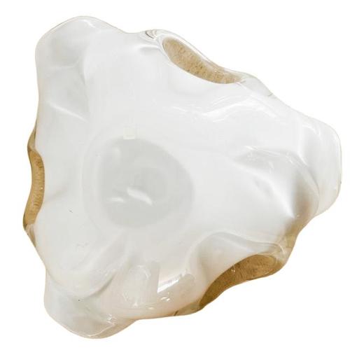 Vintage Murano Glass Bowl by Fratelli Toso, 1950s For Sale - Image 6 of 8