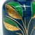 Mid 20th Century Stunning Blue Green & Gold Ceramic Pitcher With Leafy Motif by Aldo Bitossi for Rosenthal For Sale - Image 11 of 13