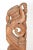 Pair of Antique Indian Carved Wood Architectural Temple Fragments on Stands For Sale - Image 9 of 15