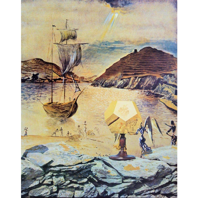 L'arrivée en Amérique Poster after Salvador Dali For Sale - Image 3 of 9
