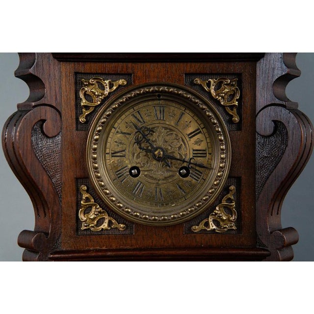 Gründerzeit Table Clock from Lenzkirch, Late 19th Century For Sale - Image 9 of 18