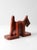 Vintage Carved Wood Dog Bookends Pair For Sale - Image 12 of 14