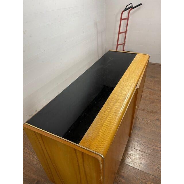 Dresser by Jitona with Black Glass on Top, 1960 For Sale - Image 4 of 7