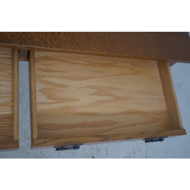 Stickley Stickley Mission Oak Arts & Crafts Desk For Sale - Image 4 of 18