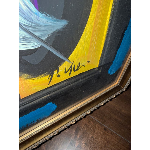 Peter Keil Original Peter Keil Abstract Female Portrait Painting For Sale - Image 4 of 5