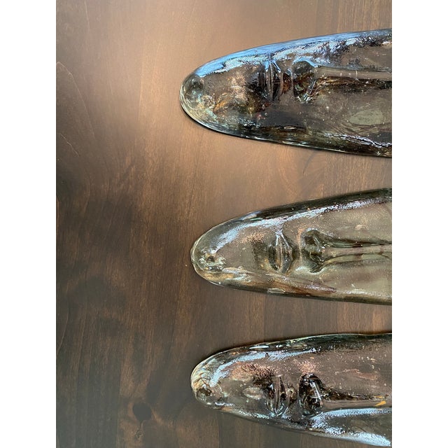 Set of 3 Jaramillo Art Glass Masks – Sculptural Wall Art, 1960s For Sale - Image 4 of 8