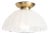 Regina Andrew Dariel Swirl Glass Flush Mount For Sale