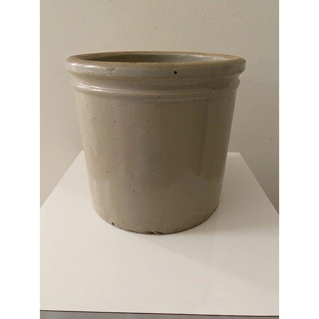 Early 20th Century Small Antique Red Wing Stoneware Company Crock For Sale - Image 5 of 7
