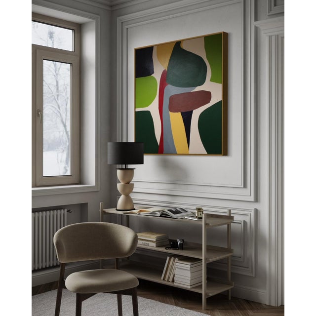 Textile Bodasca, Abstract Composition, 2026, Acrylic on Canvas For Sale - Image 7 of 15