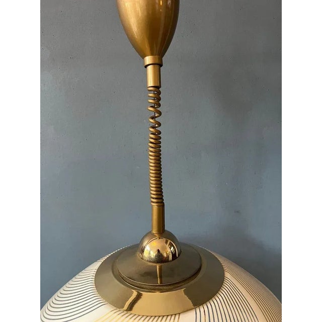 Mid-Century Hollywood Regency Pendant Lamp For Sale - Image 9 of 11