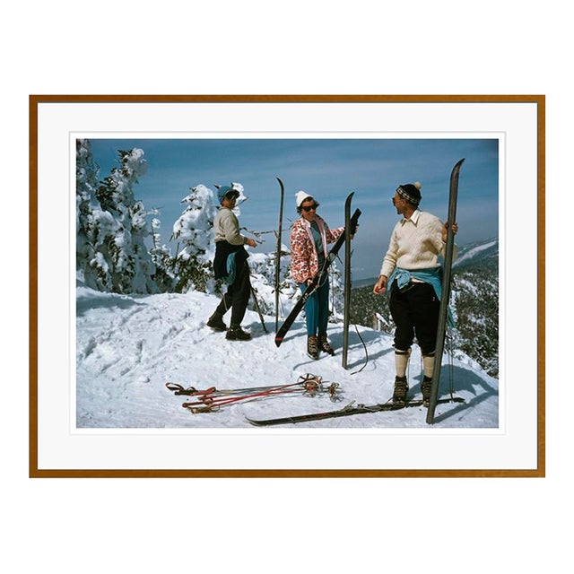 Sugarbush Skiing 1960 by Slim Aarons Framed C-Print Photograph For Sale