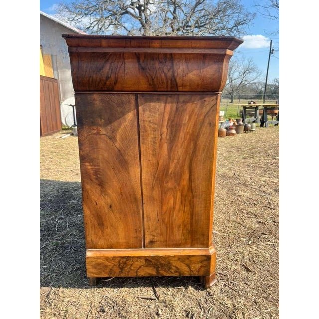19th Century French Louis Philippe Burl Walnut Chest of Drawer / Commodes For Sale - Image 10 of 18