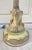 Metal Antique European Capodimonte Floor Lamp With Gold Details and Custom Shade For Sale - Image 7 of 13