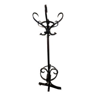 Coat Stand in Black Ebonized Wood from Thonet, 1990s For Sale