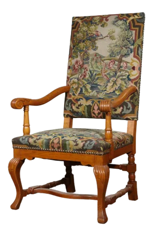 Danish Arm Chair in the Style of Louis XIV