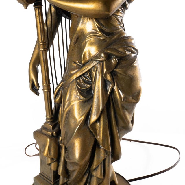 Early 20th Century Pair of Classical Form Figural Lamps For Sale - Image 13 of 18