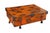 Japanese 1980s Maitland Smith Japanese Meiji Style Red Lacquered Bamboo Motif Coffee Table 48" For Sale - Image 3 of 14