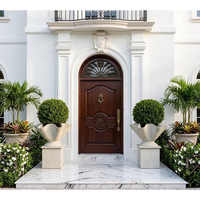 1990s Pair of 1990s Cast Iron Planter on Base Inspired by Willy Guhl For Sale - Image 5 of 7