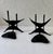 David Palombo, Modernist Brutalist Hand Forged Iron Bookends Sculpture Israeli David Palombo For Sale - Image 10 of 12