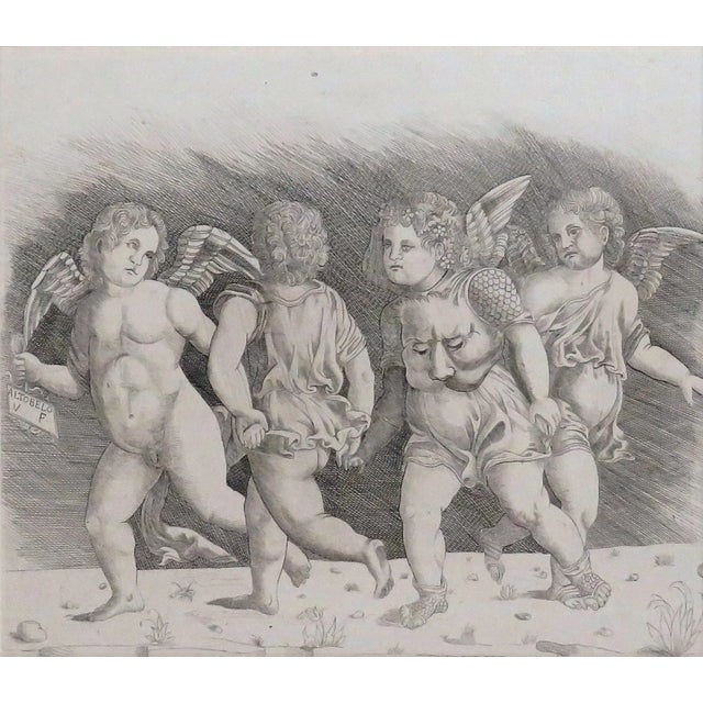 This is an etching made from the artwork of Altobello Meloni. Late 19th century. The etching itself measures 5 3/4" x 6...