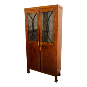 1820 Viena Biedermeier Vitrine Bookcase