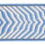 Abstract Sample - Schumacher X Neisha Crosland Arcure Ripple Tape in Bluebell For Sale - Image 3 of 3