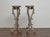 Wood Pair of English Painted Carved Pedestals With Scrolling Legs, Circa 1900 For Sale - Image 7 of 7
