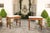 A pair of French neoclassical style wooden console tables from the late 19th century, with white marble tops. Crafted...