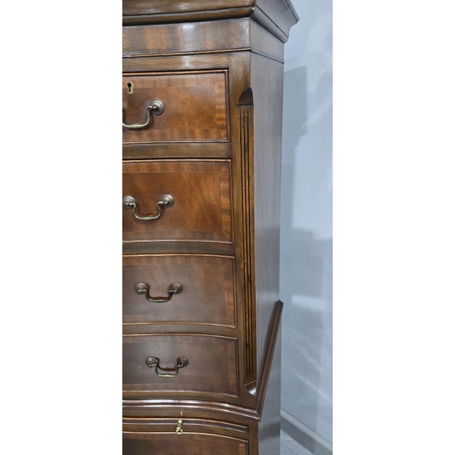 Mahogany Chest on Chest of Drawers, 1920s For Sale - Image 6 of 14