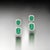 Natural Emerald Diamond Earrings 14k Gold 3.48 TCW Certified For Sale - Image 13 of 13