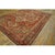 1880s Coral Classic Geometric Heriz Design Medallion Antique Persian Serapi Rug For Sale In New York - Image 6 of 10