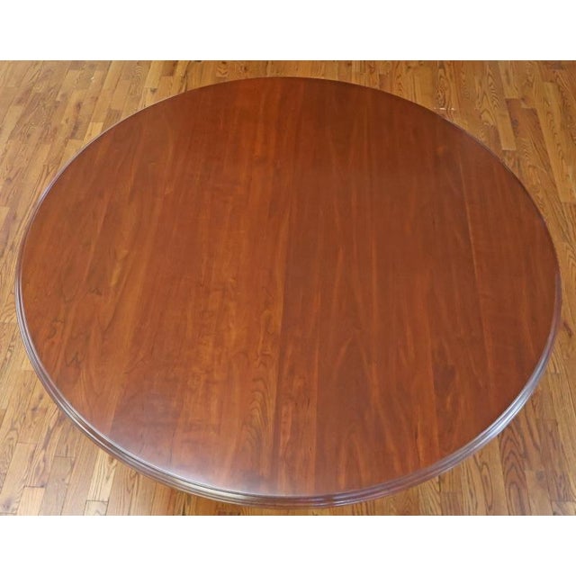 Harden Mahogany Regency Style Round Dining Table & 8 Chairs For Sale - Image 11 of 16