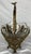 Vintage Brass Filigree and Cut Glass Basket Vase. For Sale - Image 4 of 12