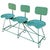 Mid-Century Modern Mid-Century Modern Industrial 3-Seat Tractor Seat Steel Bench For Sale - Image 3 of 8