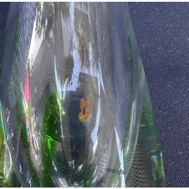 Glass 1960s "Seaweed" Vase by Vicke Lindstrand For Sale - Image 7 of 10