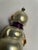 Glass West Germany Handblown Mercury Glass Snowman Christmas Tree Ornament Purple For Sale - Image 7 of 8