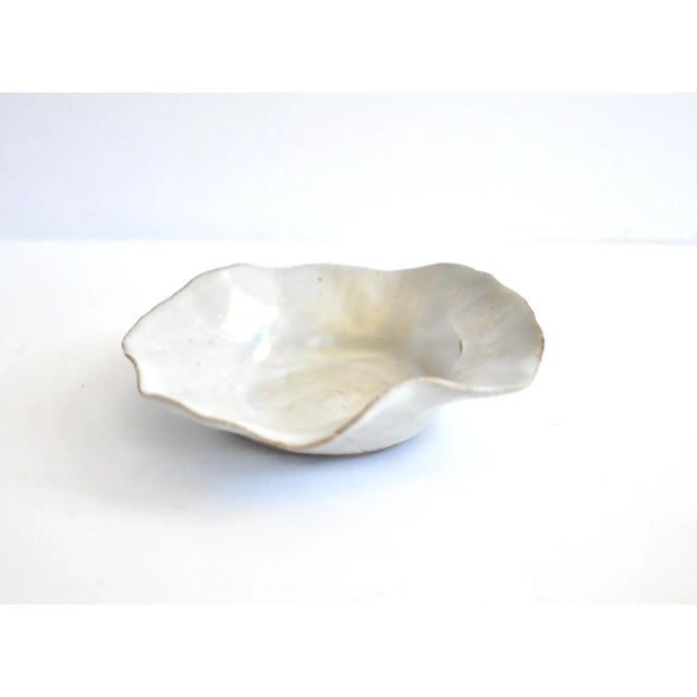 Mid 20th Century Mid-Century Signed Handmade Ceramic Small Pastel Bowls - Set of 6 For Sale - Image 5 of 13