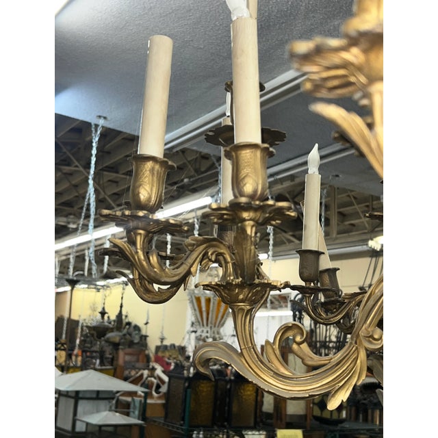 Metal 1920s Spanish Mediterranean Chandelier Rupert Murdoch Estate For Sale - Image 7 of 13