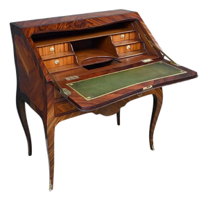 18th Century Louis XV Slant-Front Marquetry Desk