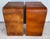 MCM Leather Side Tables Waterfall Pair For Sale - Image 9 of 11